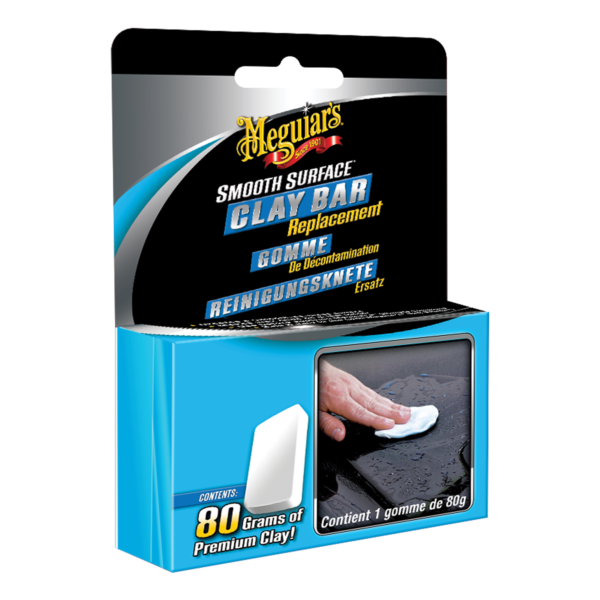 Meguiar's Smooth Surface Clay Bar Replacement 50 gr clay in plastic case