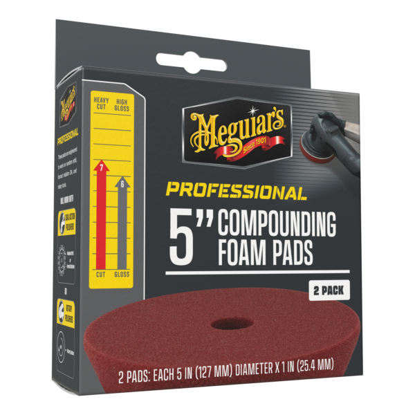 Meguiar's Compound Foam Pad 5"  set v.2 5 inch diam.
