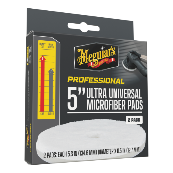 Meguiar's Professional 5" Microfiber  Pad set v. 2 5 inch diam.