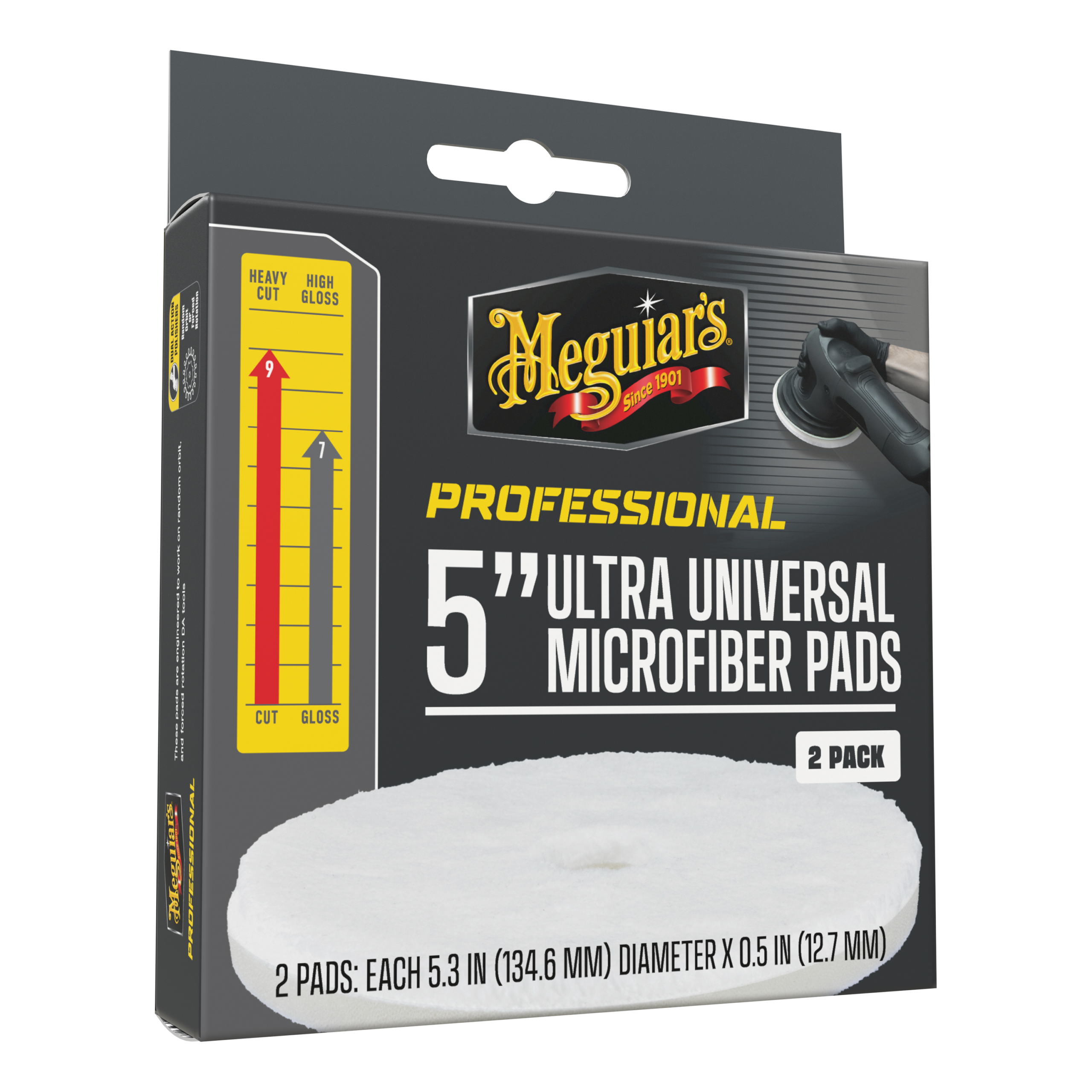 Meguiar's Professional 5" Microfiber Pad set v. 2 5 inch diam.