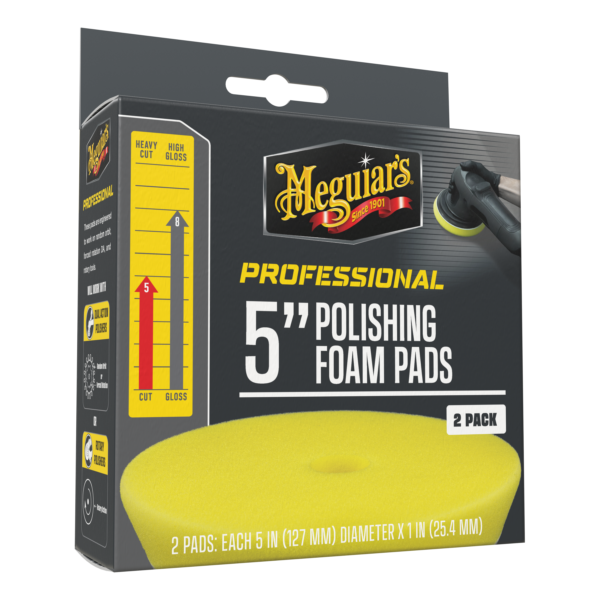 Meguiar's Polishing Foam Pad 5" set v. 2 5 inch diam.