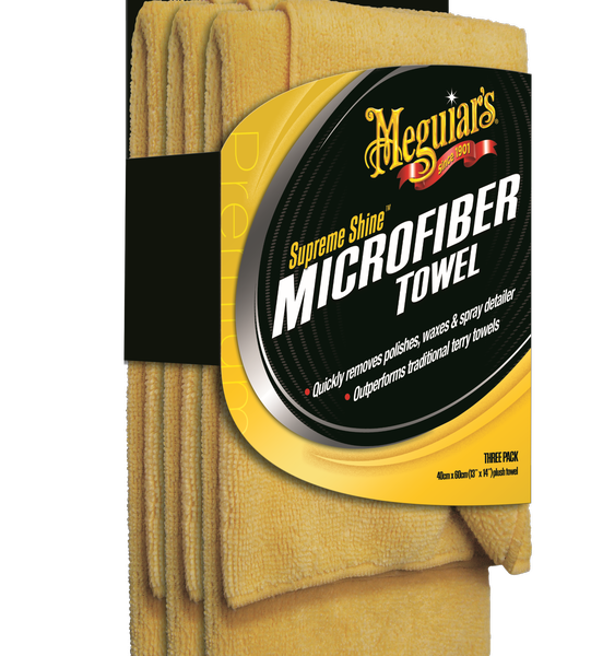 Meguiar’s Supreme Shine Microfiber (3-pack) 40.6cmx40.6cm